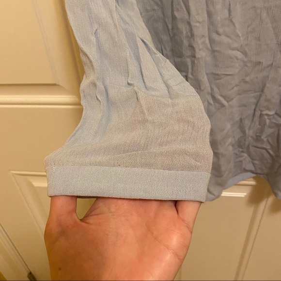 Miami | Light blue lace & crochet top - Picture 5 of 6